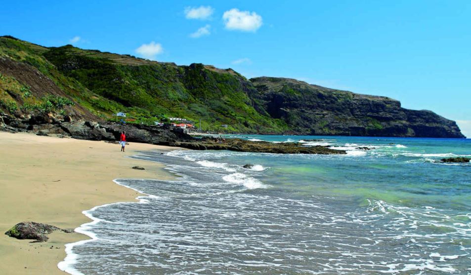 playa santa maria en las Azores