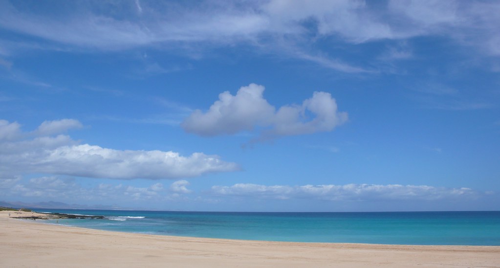 Playas de Corralejo verano en españa 2024